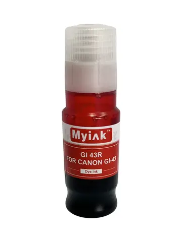 Чернила MyInk GI43R для CANON GI-43R для PIXMA G540/G640 60 мл, контейнер, red Dye