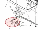 Петля левая Konica Minolta Hinge left оригинальный A3CEPP1D04