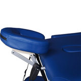 Массажный стол DFC NIRVANA, Elegant LUXE, 186х70х4 см, алюм. ножки, цвет голубой (Navy) фото №4
