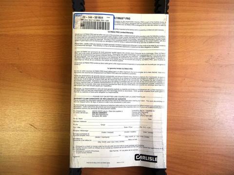 Ремень вариатора ULTIMAX PRO 144-5018U4