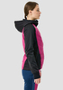 Премиальная куртка для лыж и зимнего бега Nordski Hybrid Hood Black/Fuchsia женская