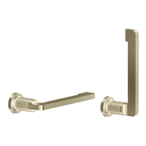 Gessi 58455#727 Gessi INCISO Держатель для туалетной бумаги вертикальный или горизонтальный, цвет: brushed brass pvd