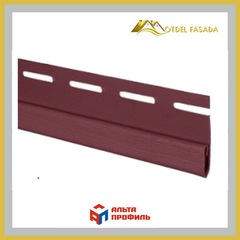 Планка Финишная Альта Профиль Канада Плюс Премиум Т14  Гранатовый 3м