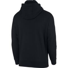 Толстовка теннисная Nike Swoosh M Club Hoodie FZ BB - black/black/white