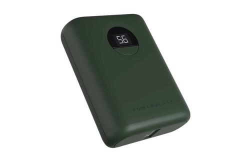 Зарядное устройство Powerology Ultra Compact PowerBank 10000mAh 20W - Green