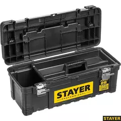 STAYER JUMBO-26, 650 x 280 x 270 мм, (26?), пластиковый ящик для инструментов, Professional (38003-26)