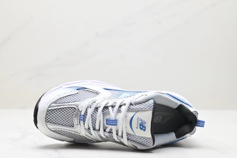New balance blue white on sale
