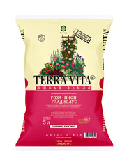 Грунт Terra Vita (Живая земля) Роза-Пион-Гладиолус, 5л
