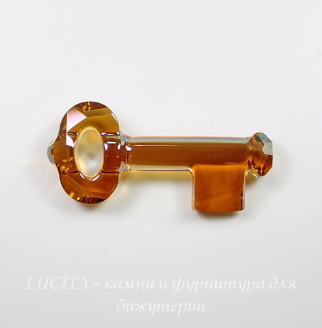 6919 Подвеска Сваровски Ключик Crystal Copper (50 мм)