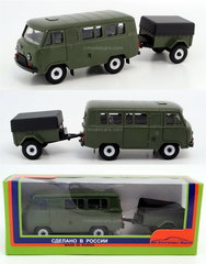 UAZ-3962 with trailer 1:43 Agat Mossar Tantal