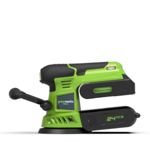 Аккумуляторная шлифовальная машина Greenworks G24ROS,3100107, 24v, без АКБ и ЗУ