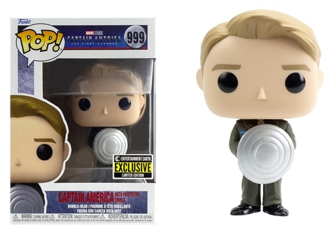 Funko POP! Marvel. The First Avenger: Captain America with Prototype Shield (Ent. Earth Exc) (999) (Б/У)