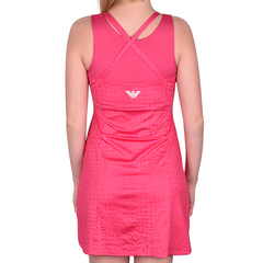 Теннисное платье EA7 Woman Jersey Dress - fancy pink yarrow