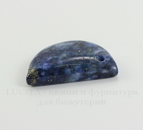 Подвеска Ляпис Лазурит (прессов., тониров) (цвет - темно-синий) 28,8х19,3х6,9 мм №146