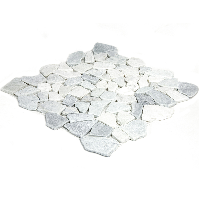 7M070-ML Мозаика из мрамора Natural Paladium серый светлый камень матовый
