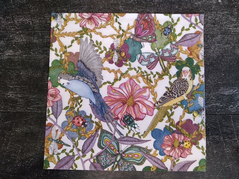 салфетка Birds and Flowers