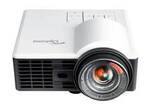 Проектор Optoma ML1050ST+ (DLP, LED, WXGA 1280x800, 1000Lm, 20000:1, HDMI, MHL, USB, MicroSD, Universal I/O, 1x1W speaker, 3D Ready, led 20000hrs, short-throw, White-Black, 0.42kg)