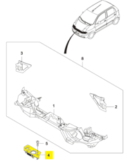 ЗАМОК КАПОТА MATIZ НА ПАНЕЛИ GM \
