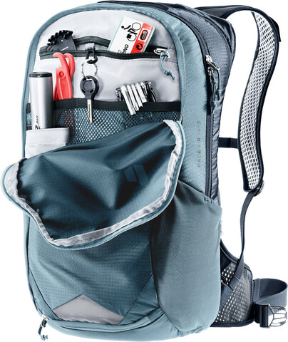 Картинка рюкзак велосипедный Deuter Race Air 14+3 atlantic-ink - 4
