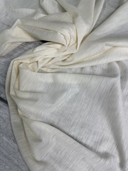 Трикотаж шерстяной тонкий, Светлое сливочное масло, Etro, Италия