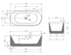 Abber AB9329-1.7 L Акриловая ванна,170x80x58
