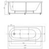 Aquatek Оберон OBR160-0000039 Акриловая ванна  160x70