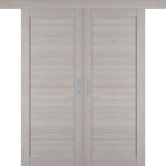 Купить Раздвижная двустворчатая дверь купе Atum Pro 32 Stone Oak глухая