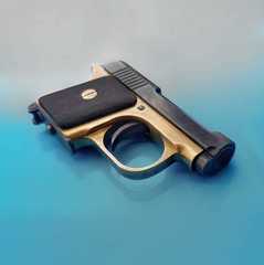 Miniature Beretta moving slide