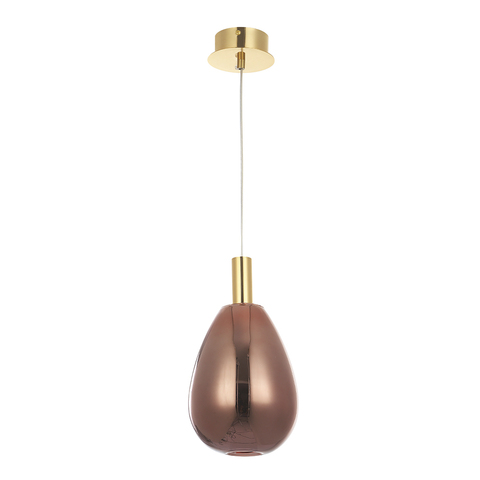 Подвесной светодиодный светильник Crystal Lux GAUDI SP4W LED COPPER