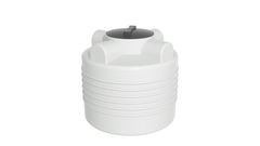 Ёмкость ЭВЛ 200 л. белая с отводом, крышка 450мм Ирпласт 200 л. вертикальный (720x720x654см;белый) - арт.560853