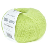 Пряжа Lana Gatto Silk Mohair 30797 салатовый