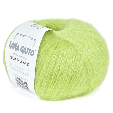 Пряжа Lana Gatto Silk Mohair 30797 салатовый
