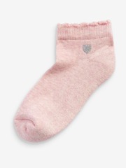 Носки хлопковые для девочки Next M01-590, 7 шт., Розовый, Синий, Серый