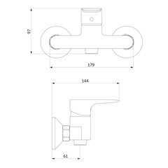 782000000 Origin Evo 2, смеситель для душа