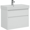 Aquanet 245244 Тумба с раковиной Nova Lite 75 2 ящ. цв.бел. глянец (245244)