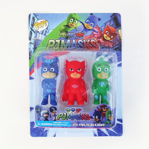 Герои в масках набор из трех игрушек — PJ Masks Toys