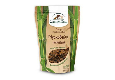 Сахар тросниковый Мусковадо темный, 450г