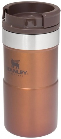 Картинка термостакан Stanley Classic Neverleak 0,25L темно-янтарный - 6