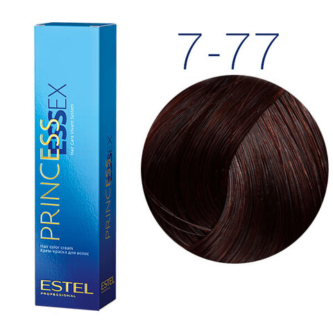 Estel Professional Princess Essex 7-77 (Средне-русый коричнево-интенсивный (Капучино)) - Крем-краска для волос