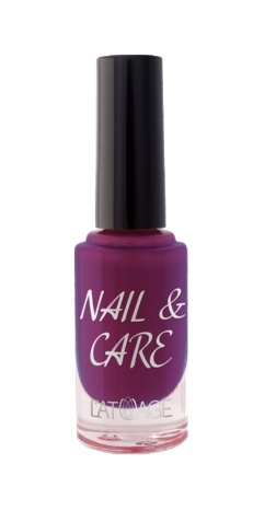 L’atuage Лак для ногтей NAIL & CARE тон 612 красный баклажан 9мл
