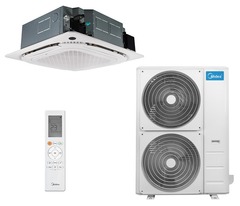 Кассетный кондиционер инверторного типа Midea Breezeless Super Slim Round Flow Full DC Inverter