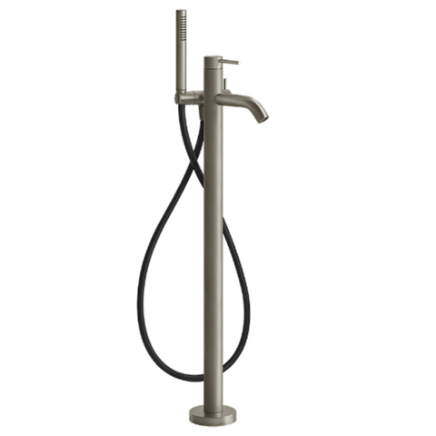 Gessi 54028#726 316 Напольный смеситель для ванны с душевой лейкой (внешние части), цвет: warm bronze brushed pvd