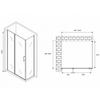 Abber Sonnenstrand AG04100MS-S90M Душевой уголок, 100x90x195