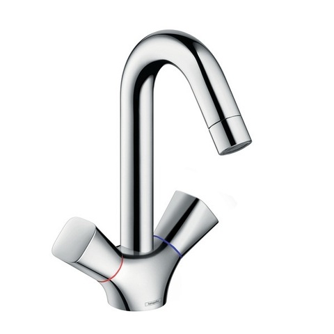 Смеситель для раковины с высоким изливом Hansgrohe Logis 71221000