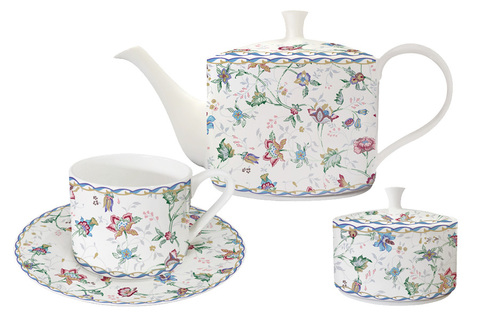 Чайный сервиз Anna Lafarg Emily Букингем 14 предметов на 6 персон