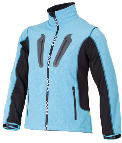 Лыжная разминочная куртка One Way - Cata turquoise женская