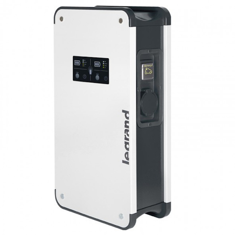 Металлическая трехфазная зарядная станция Legrand Green'up Premium, 22 кВт, 32 А, на 1 автомобиль (0 590 48)