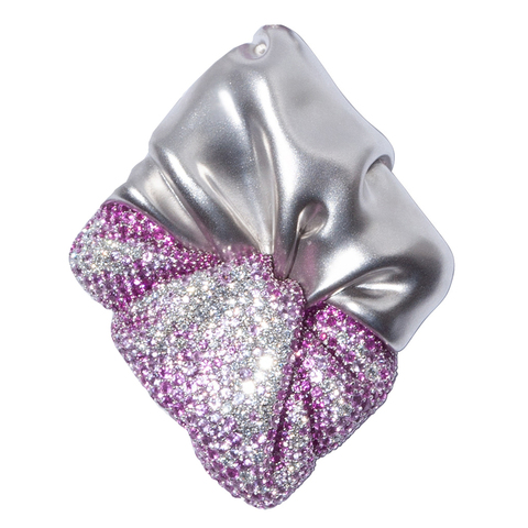 Брошь с Бриллиантами и Розовыми Сапфирами, Brs0132-0/1