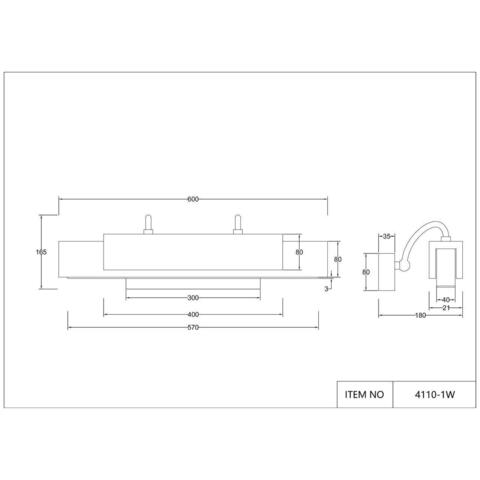 Настенный светодиодный светильник Favourite Magestic 4110-1W
