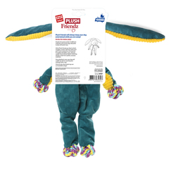 Triol игрушка для собак Заяц с веревкой 33см